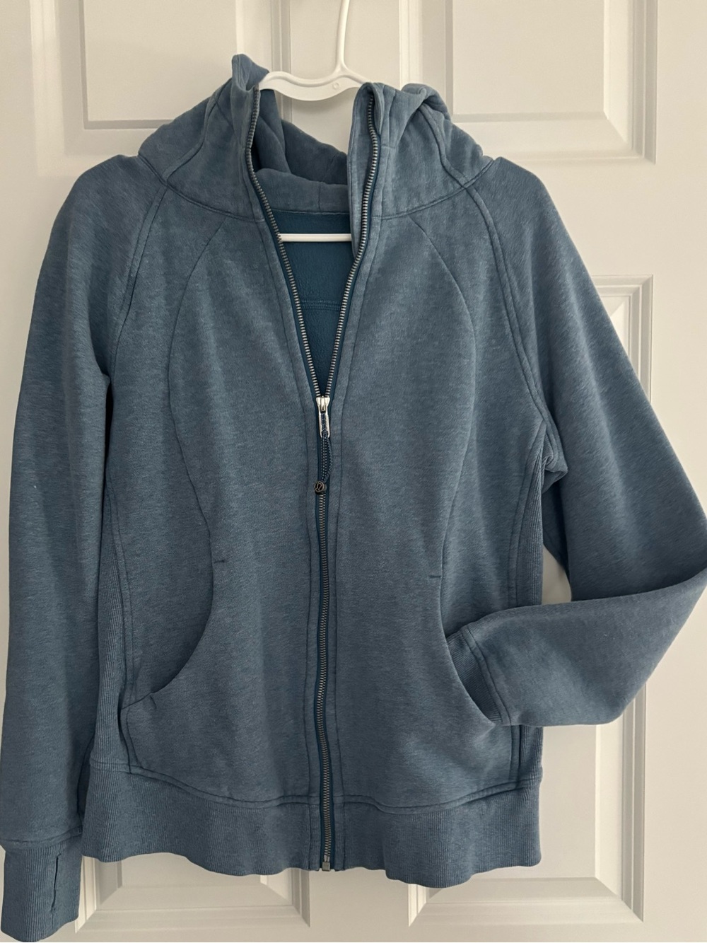 lululemon athletica Dusty Blue Full-Zip Hooded Jacket